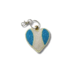 Porte-clés / Charms -coeur- fait main en Haïti 2