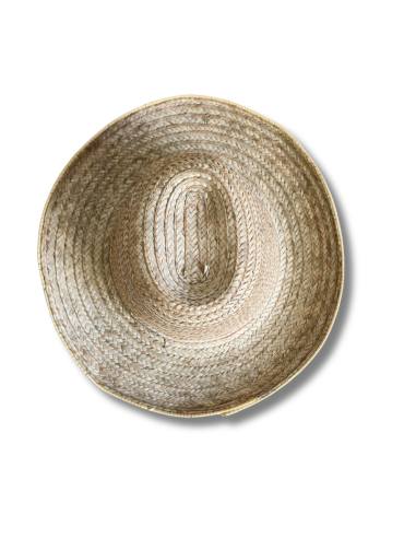Chapeau de paille tressé à la main – Cayes-Jacmel, Haïti