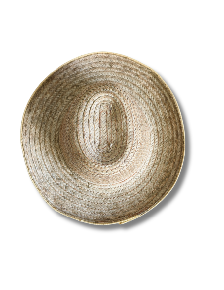 Chapeau de paille tressé à la main – Cayes-Jacmel, Haïti