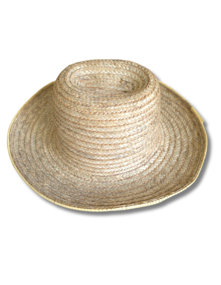 Chapeau de paille tressé à la main – Cayes-Jacmel, Haïti