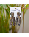 Boucles d'oreilles en corne – Fait main, Haïti